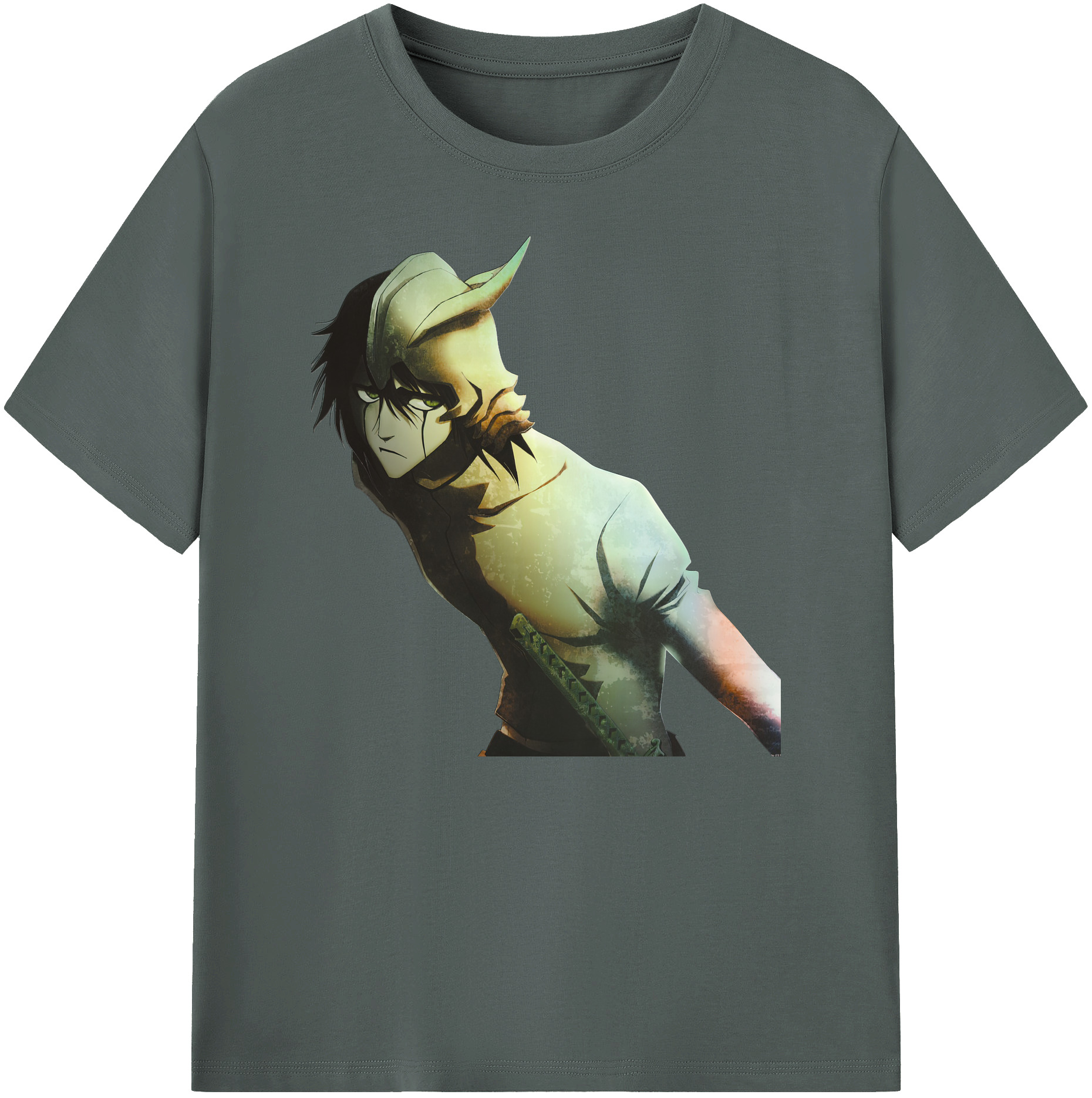 （画像用） ブリーチ ウルキオラ·シファー BLEACH Ulquiorra cifer 綿100％ メンズ半袖Tシャツ｜肌触りやわらか＆通気性